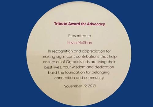 Tribute Award for Advocacy Award